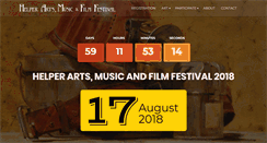 Desktop Screenshot of helperartsfestival.com